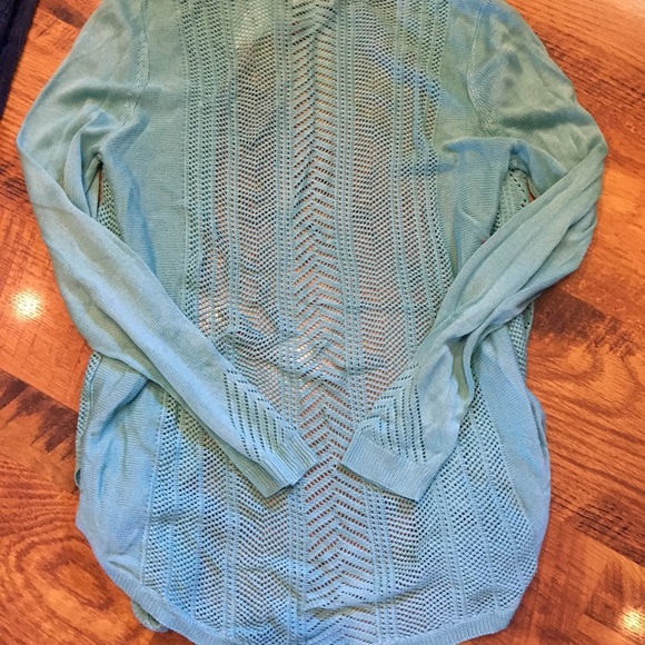 NWT Croft & Barrow pool blue cardigan - Picture 4 of 4